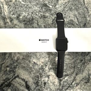 Apple Watch Series 3 Smartwatch with Black Bands